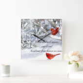 kardinalen uit de hemel vierkante klok (Huis)