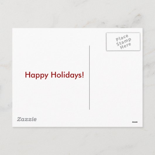 Kardinalen Vakantie kaart (Achterkant)