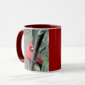 Kardinalen van mannetjes en Vrouwen (lente) Mok (Voorkant links)