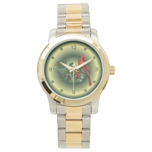 Kardinalen verschijnen als Angels bijna Kerst~ zij Horloge