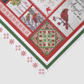 Kardinalen verschijnen als engelen bijna cadeautje tissuepapier (Detail)