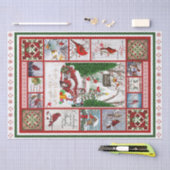 Kardinalen verschijnen als engelen bijna cadeautje tissuepapier (Craft)