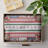 Kardinalen verschijnen als engelen bijna cadeautje tissuepapier (Geschenk)