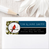 Kardinalen verschijnen als engelen in de buurt van etiket (Insitu)