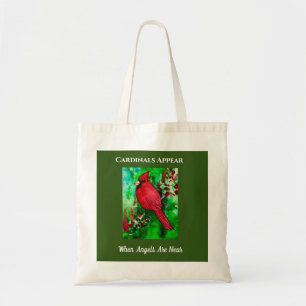 Kardinalen verschijnen alsof Angels bijna geïnspi Tote Bag