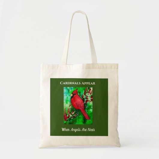 Kardinalen verschijnen alsof Angels bijna geïnspir Tote Bag (Voorkant)