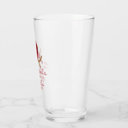 Kardinalen verschijnen glas (Links)