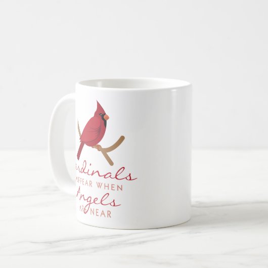 Kardinalen verschijnen koffiemok (Voorkant links)