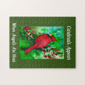 Kardinalen verschijnen wanneer Angels bijna zijn g Legpuzzel (Horizontaal)