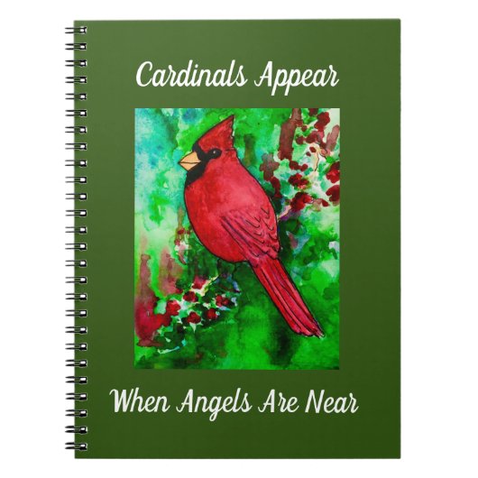 Kardinalen verschijnen wanneer Angels bijna zijn g Notitieboek (Voorkant)