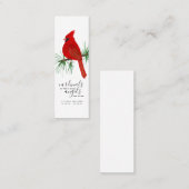 Kardinalen verschijnen wanneer Angels dichtbij Bla Mini Visitekaartje (Voorkant / Achterkant)