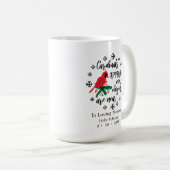 Kardinalen verschijnen wanneer Angels dichtbij zij Koffiemok (Voorkant rechts)