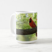 Kardinalen verschijnen wanneer engelen in de buurt koffiemok (Voorkant links)