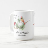 Kardinalen verschijnen wanneer Engelen in de buurt Koffiemok (Voorkant links)