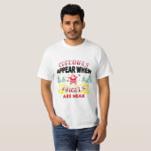 Kardinalen verschijnen wanneer engelen in de buurt t-shirt (Voorkant volledig)