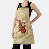 Kardinalen Viool schort (Insitu)