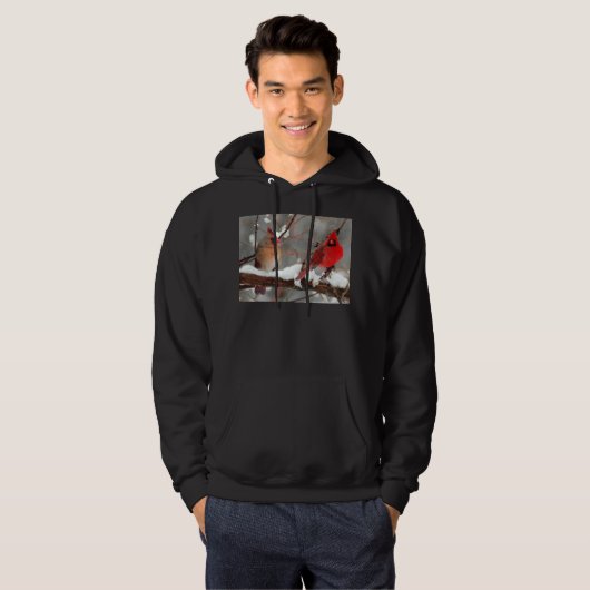 kardinalen voor mannetjes en vrouwen hoodie (Voorkant volledig)