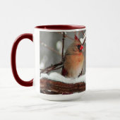 kardinalen voor mannetjes en vrouwen mok (Links)