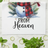 Kardinalen zijn bezoekers uit de hemel theedoek (Gevouwen)