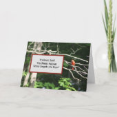 Kardinalen zijn in de buurt van engelen verschijne kaart (Voorkant)