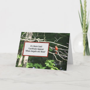 Kardinalen zijn vlakbij Angels - Gods Uitzicht Kaart
