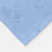 Kardinals kerstfeest blauw fleece deken (Hoek)