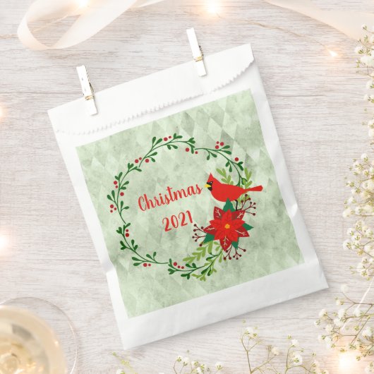 Kardinals Wreath Personalized Bedankzakje (Geknipt)