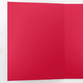 Kardoen & Goud Drievoudige Uitnodigingskaart – Aan Drieluik Uitnodiging (Binnenzijde eerst)