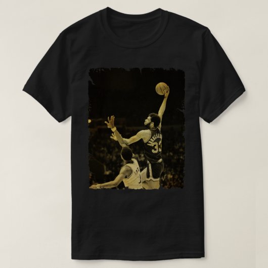 Kareem Abdul Jabbar ontwerp van basketbal T-shirt (Design voorkant)
