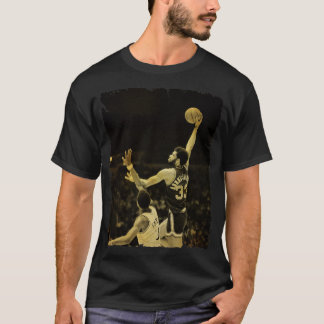 Kareem Abdul Jabbar ontwerp van basketbal T-shirt