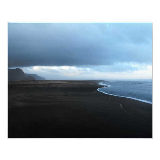 Karekare Beach Nieuw-Zeeland Foto Afdruk (Voorkant)