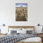 Karekare Beach | Panatahi Island, westkust Canvas Afdruk (Insitu (Slaapkamer))