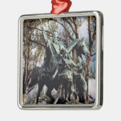 Karel de Grote (Carolus Magnus, Charles de Grote)  Metalen Ornament (Links)