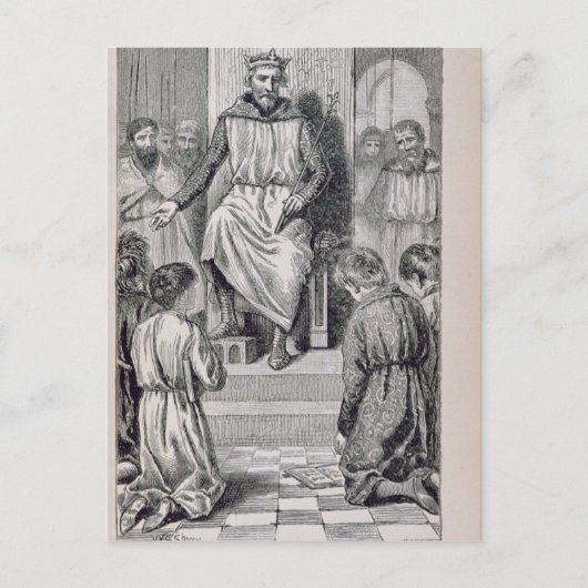 Karel de Grote en de Boys Briefkaart (Voorkant)