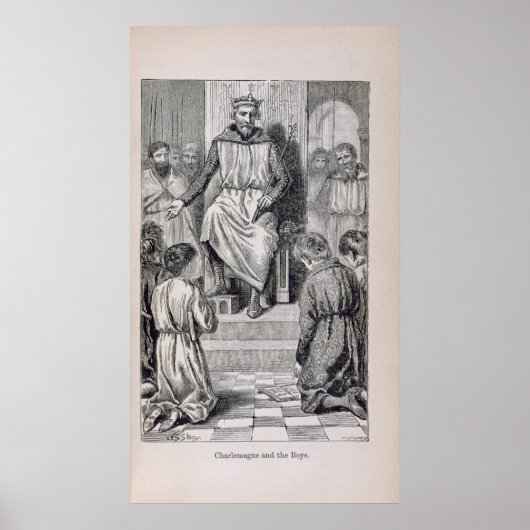 Karel de Grote en de Boys Poster (Voorkant)