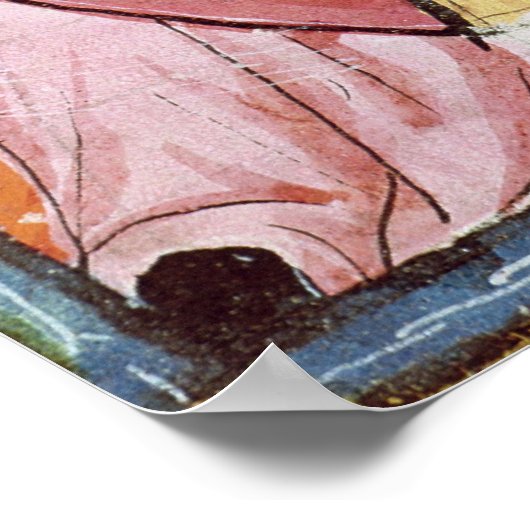 Karel de Grote-kerkstad Karel de Grote Poster (Hoek)