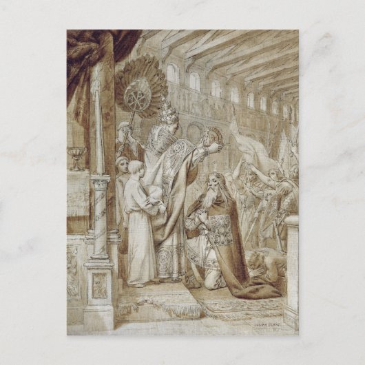Karel de Grote-kroon Briefkaart (Voorkant)