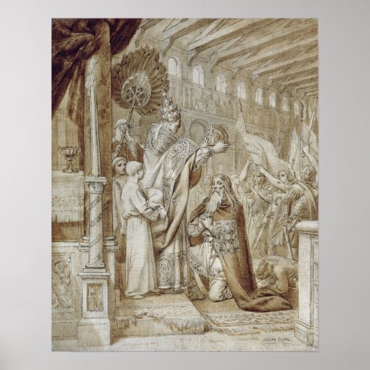 Karel de Grote-kroon Poster (Voorkant)