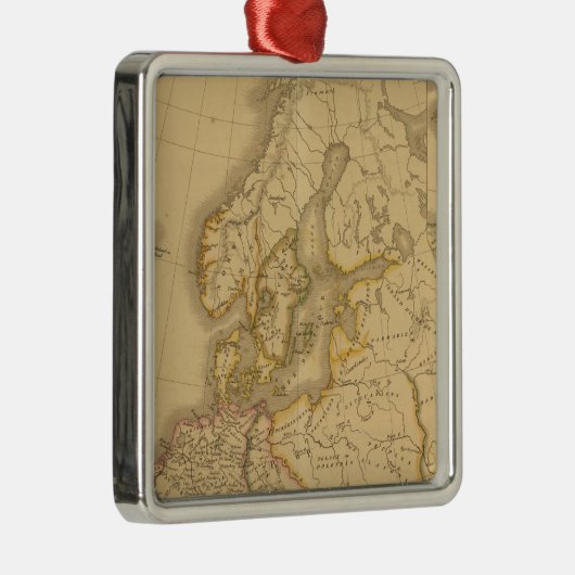 Karel de Grote Metalen Ornament (Rechts)