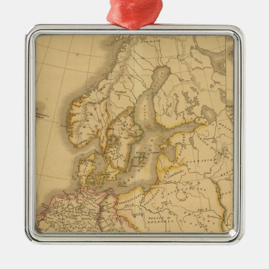 Karel de Grote Metalen Ornament (Voorkant)