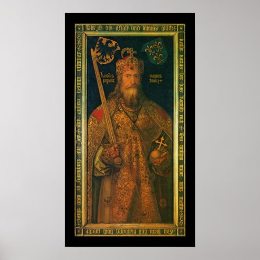 Karel de Grote-prijs van het Poster Dürer (Voorkant)