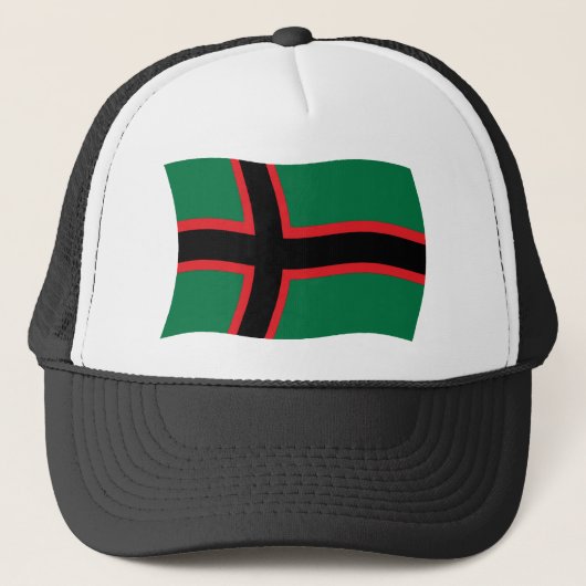 Kareliaanse Vlag Hoed Trucker Pet (Voorkant)