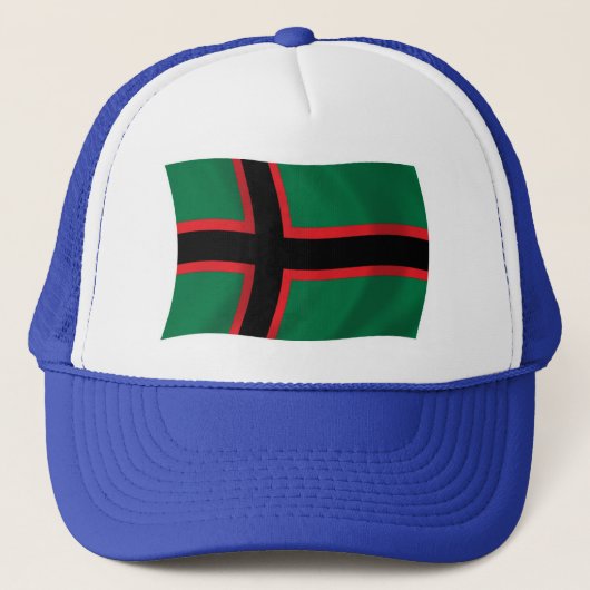 Kareliaanse Vlag Hoed Trucker Pet (Voorkant)