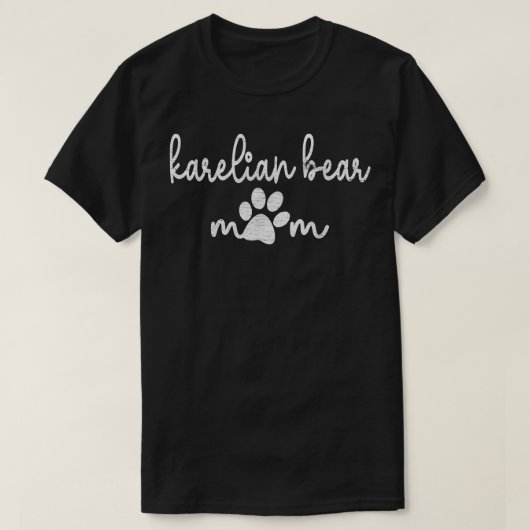 Karelian Bear 1 Paw Mom  T-shirt (Design voorkant)