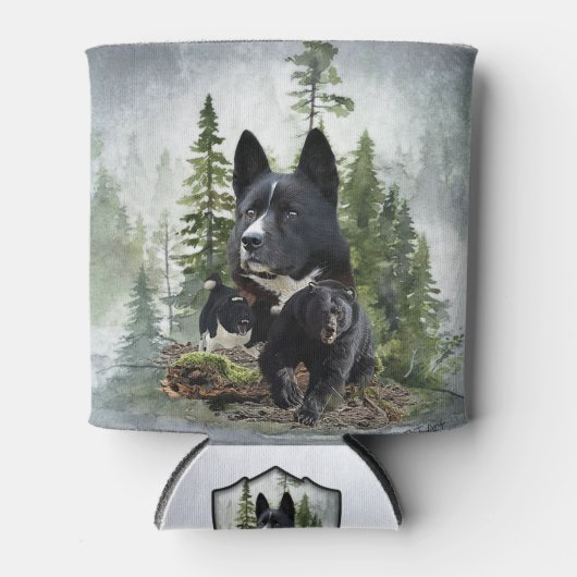 Karelian Beer Dog Blikjeskoeler (Voorkant)