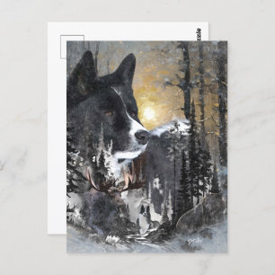 Karelian Beer Dog Briefkaart