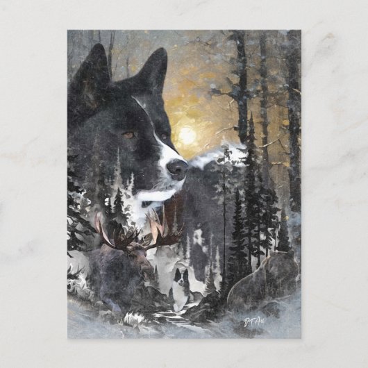 Karelian Beer Dog Briefkaart (Voorkant)