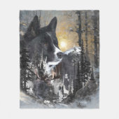 Karelian Beer Dog Fleece Deken (Voorkant)