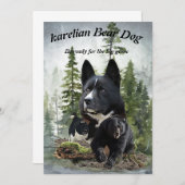 Karelian Beer Dog Kaart (Voorkant / Achterkant)