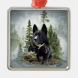 Karelian Beer Dog Metalen Ornament